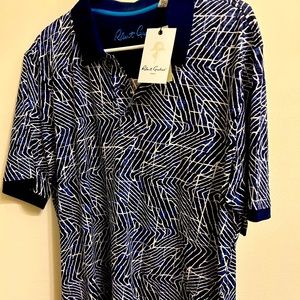 NWT Robert Graham short sleeve polo